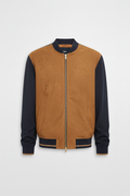 Zara Faux Suede Men’s Jacket Navy & Tan